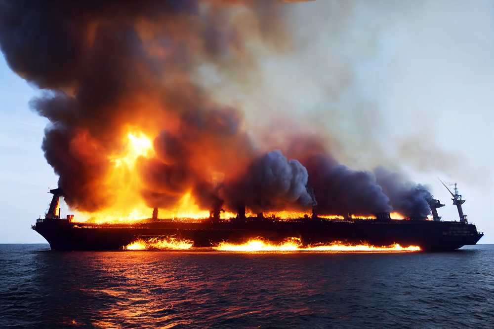 Nákladní loď plnou automobilů, na níž minulý týden v Severním moři vypukl požár, se podařilo odtáhnout na bezpečnější místo